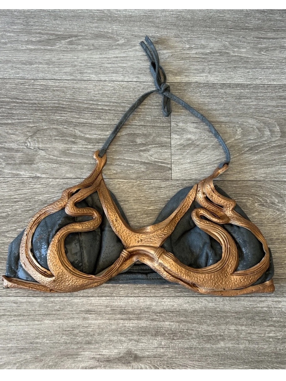 Handmade Princess Leia Metal Bikini Bra Top Star Wars Cosplay ROTJ Costume M L